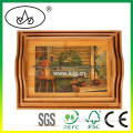 Wooden Table Decorative Serving Plate for Hotel/Food/Fruit/Restaurant/Kitchen (LC-367B)